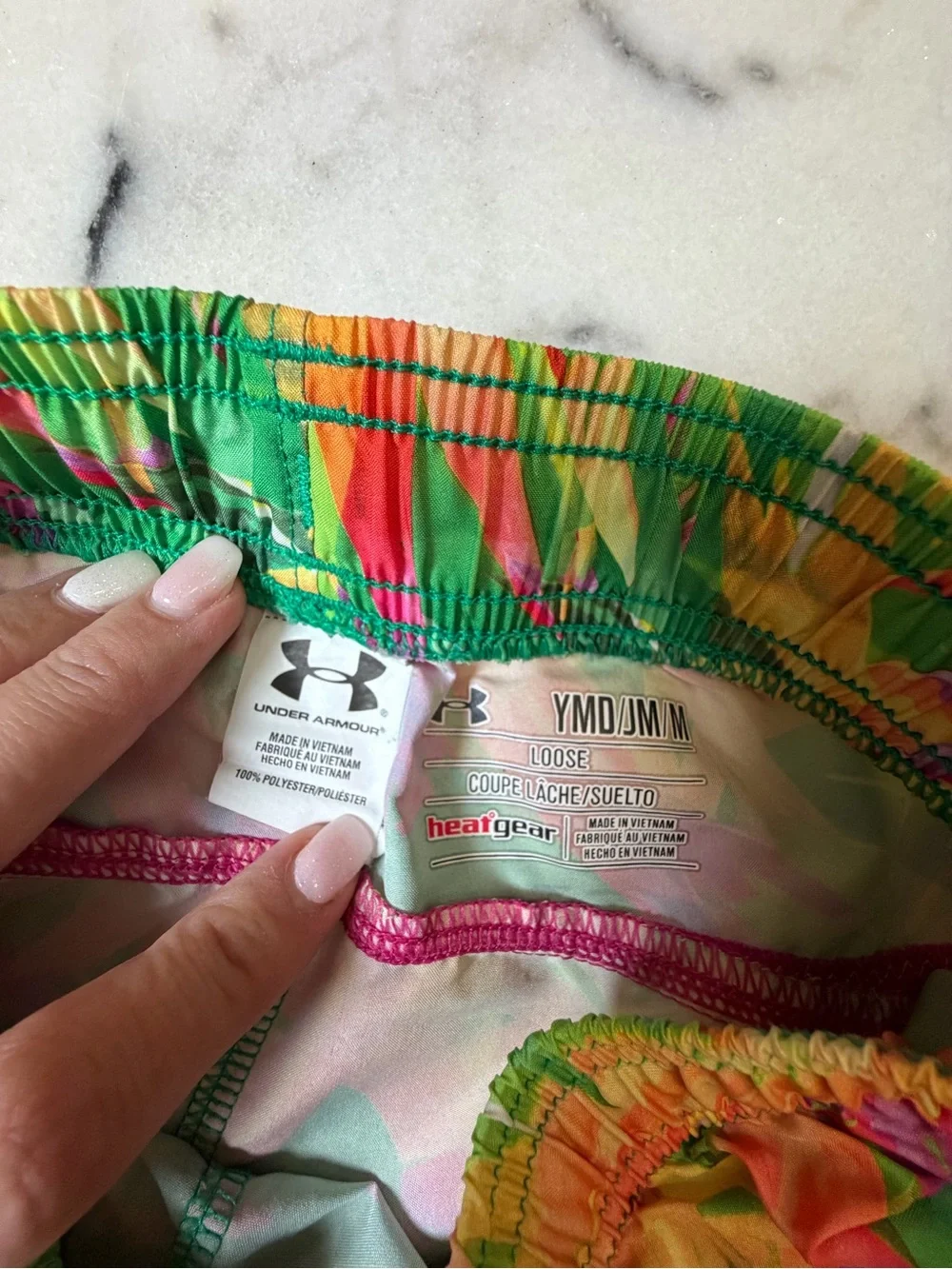 Under Armour colorful tropical